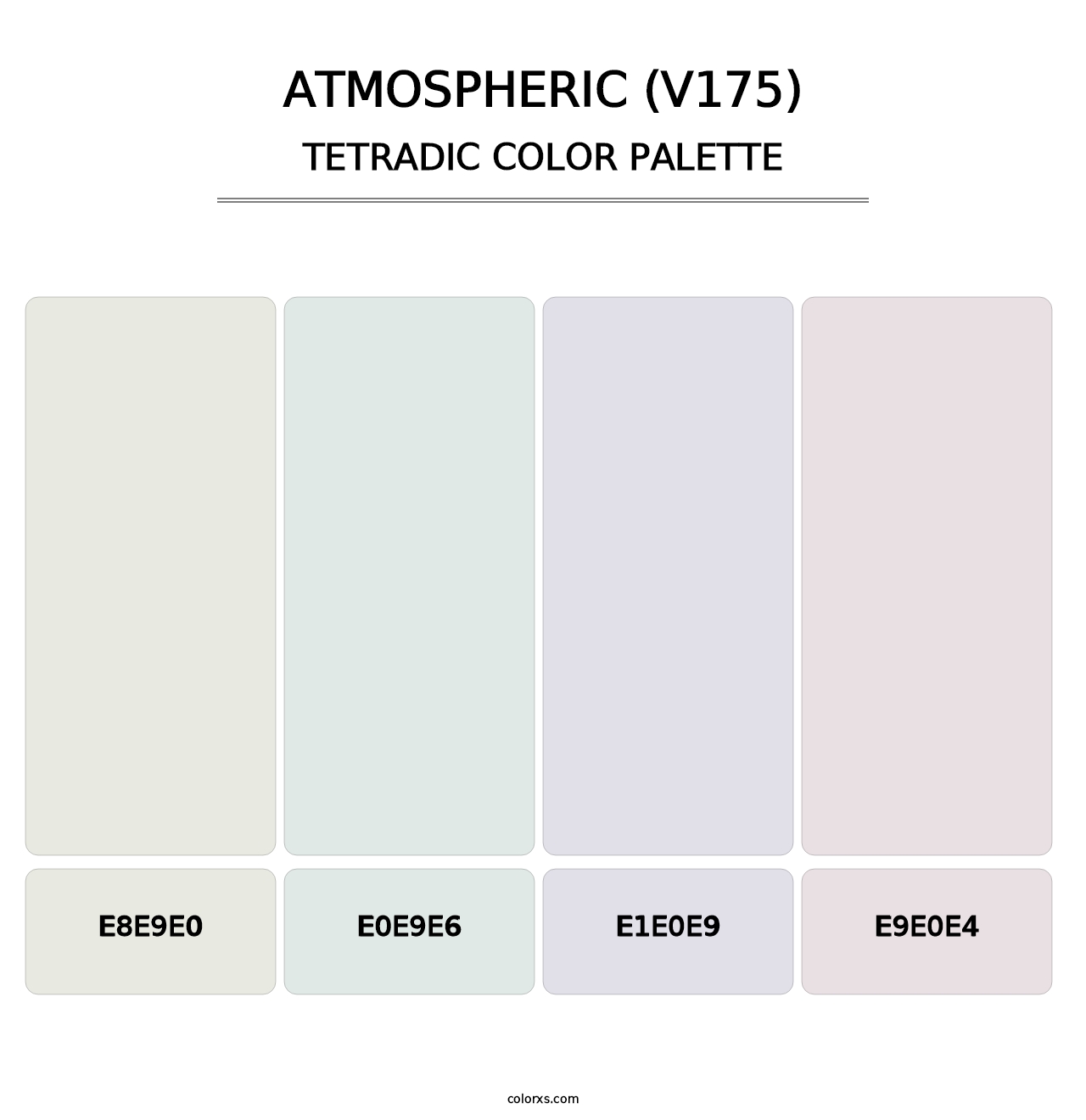 Atmospheric (V175) - Tetradic Color Palette