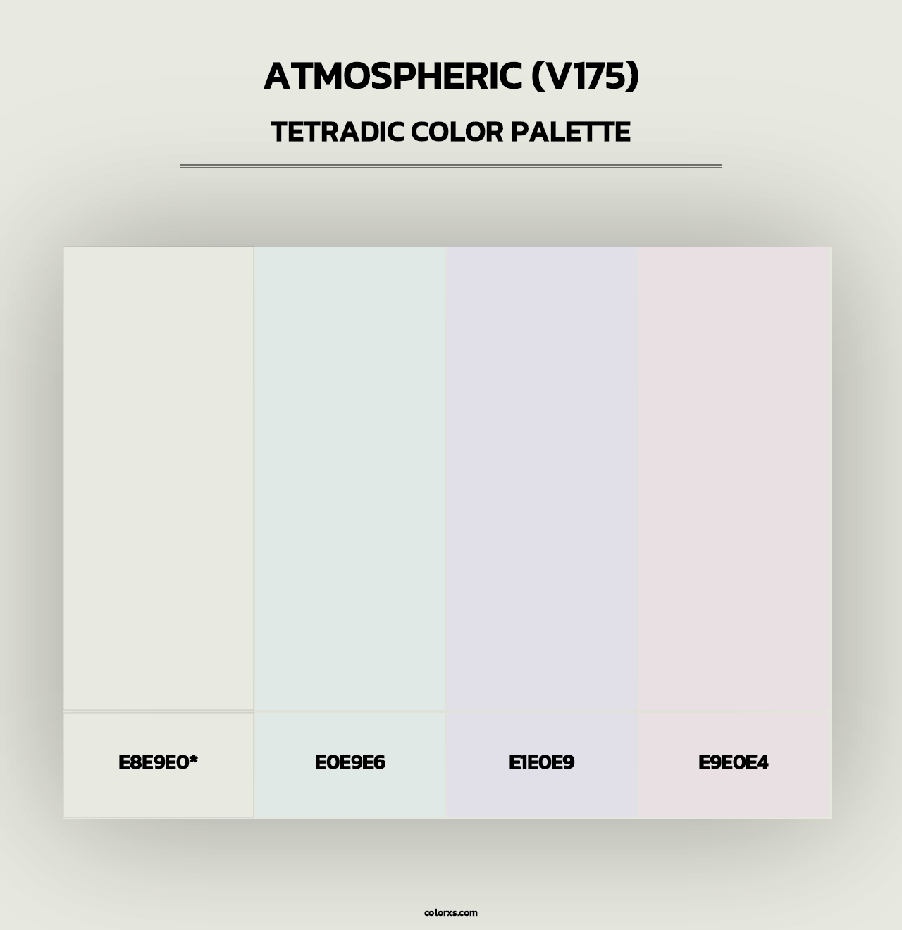 Atmospheric (V175) - Tetradic Color Palette