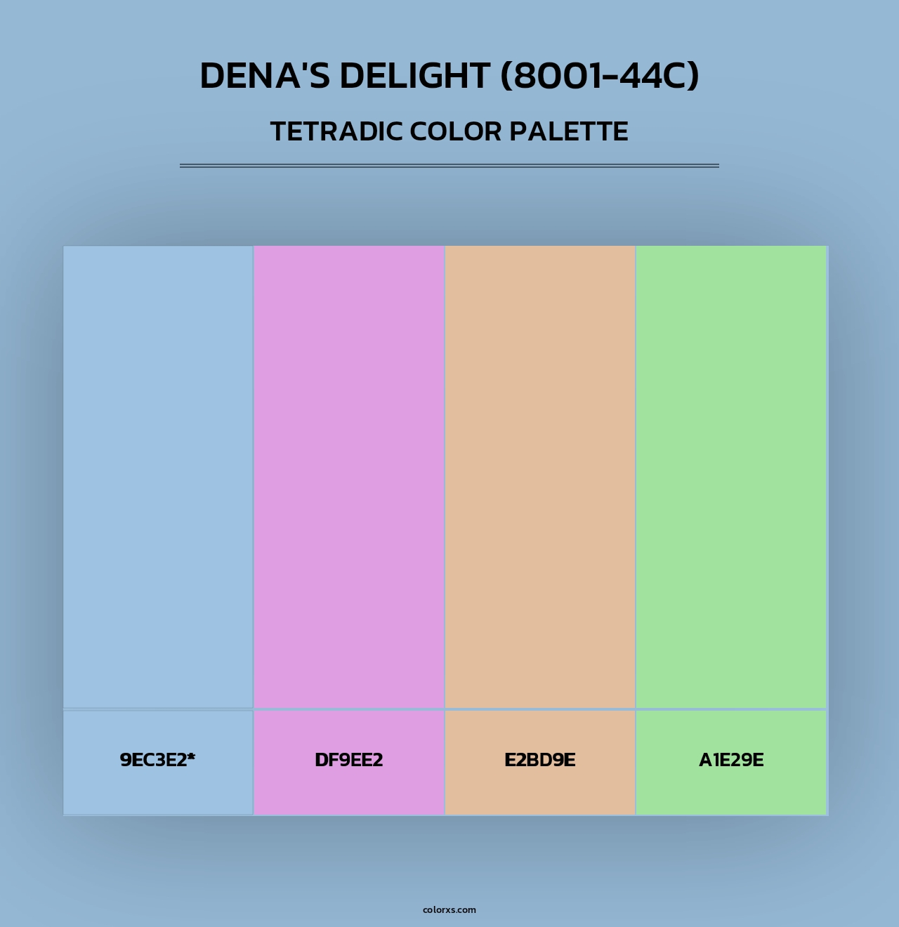 Dena's Delight (8001-44C) - Tetradic Color Palette