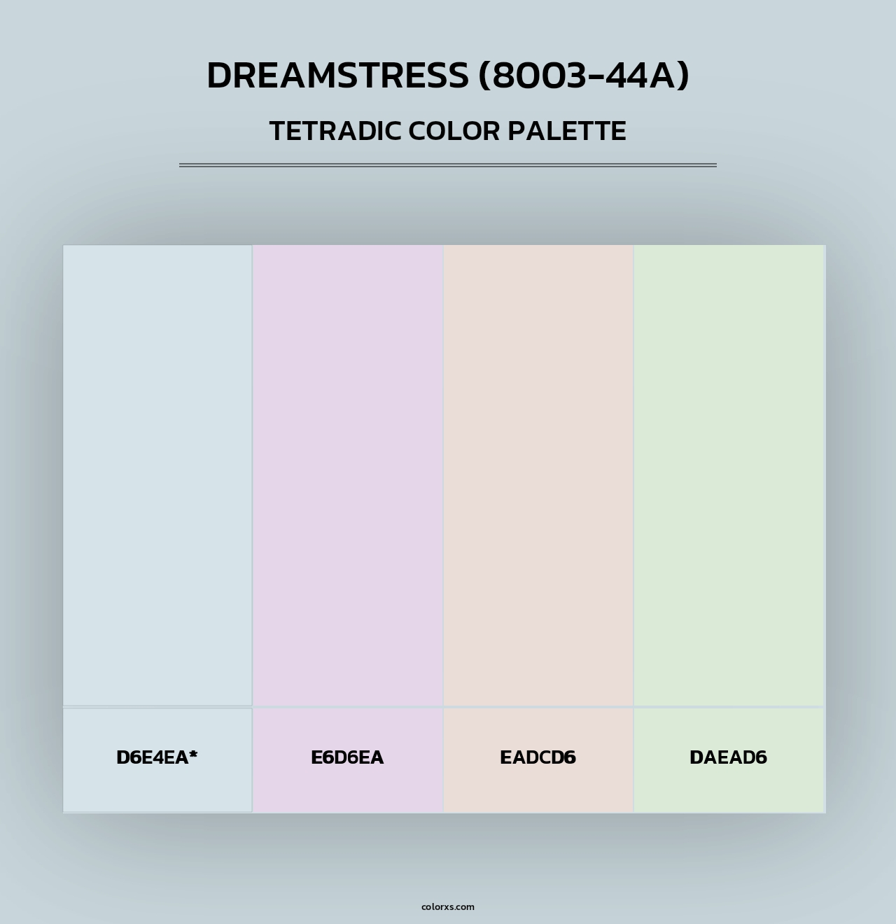 Dreamstress (8003-44A) - Tetradic Color Palette