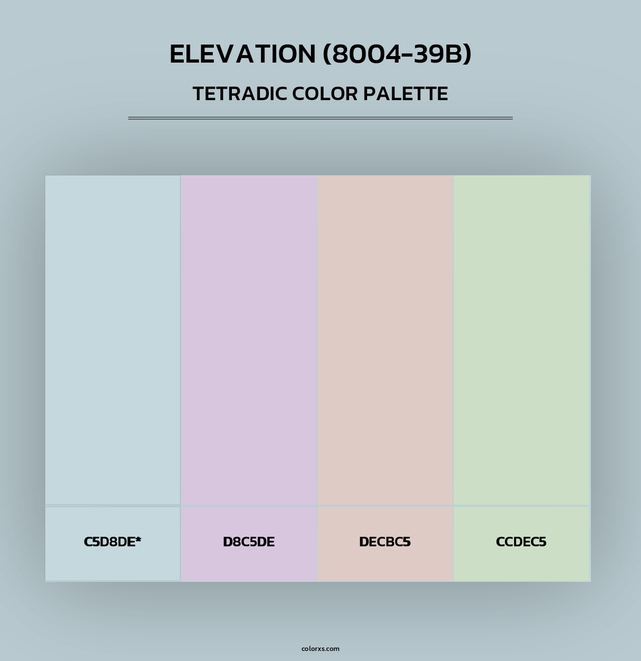Elevation (8004-39B) - Tetradic Color Palette