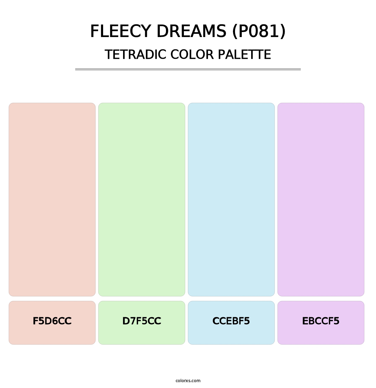 Fleecy Dreams (P081) - Tetradic Color Palette