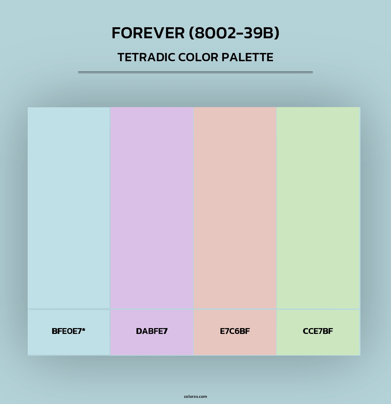 Forever (8002-39B) - Tetradic Color Palette
