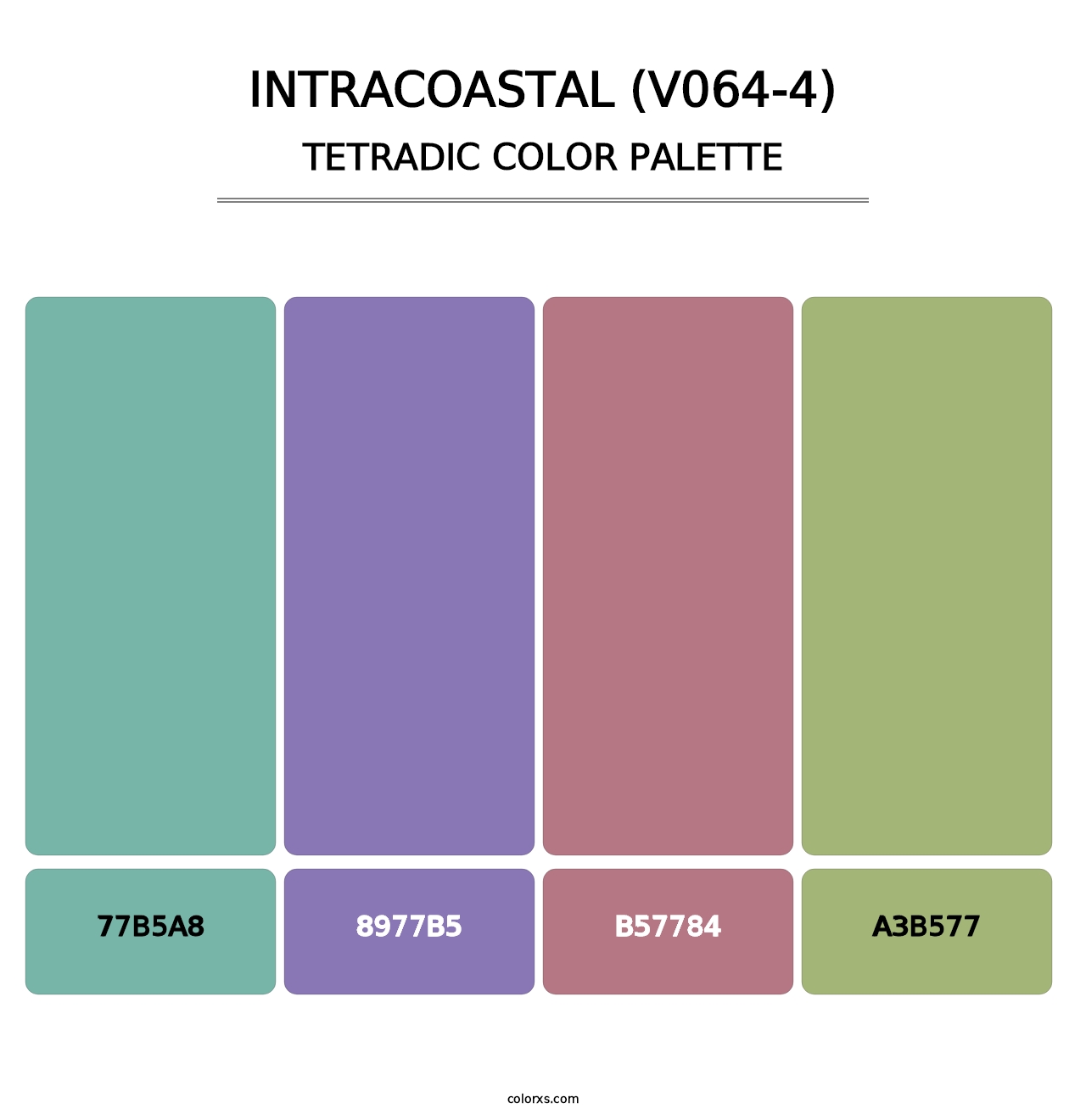 Intracoastal (V064-4) - Tetradic Color Palette