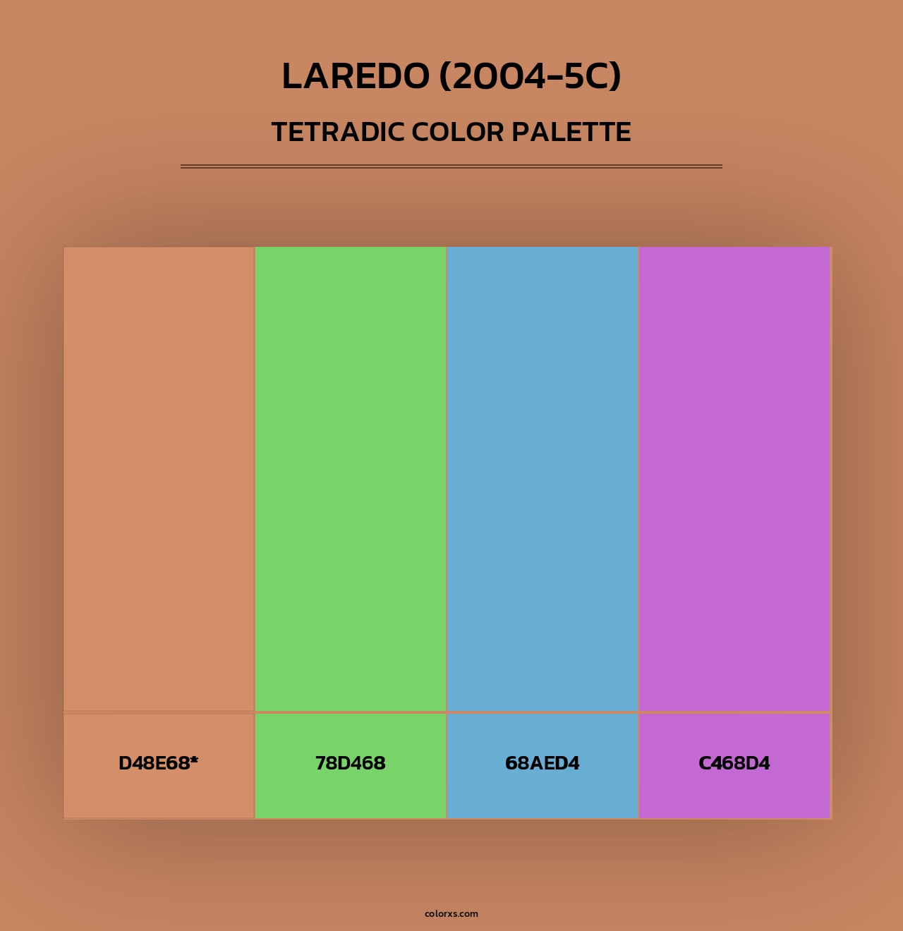 Laredo (2004-5C) - Tetradic Color Palette