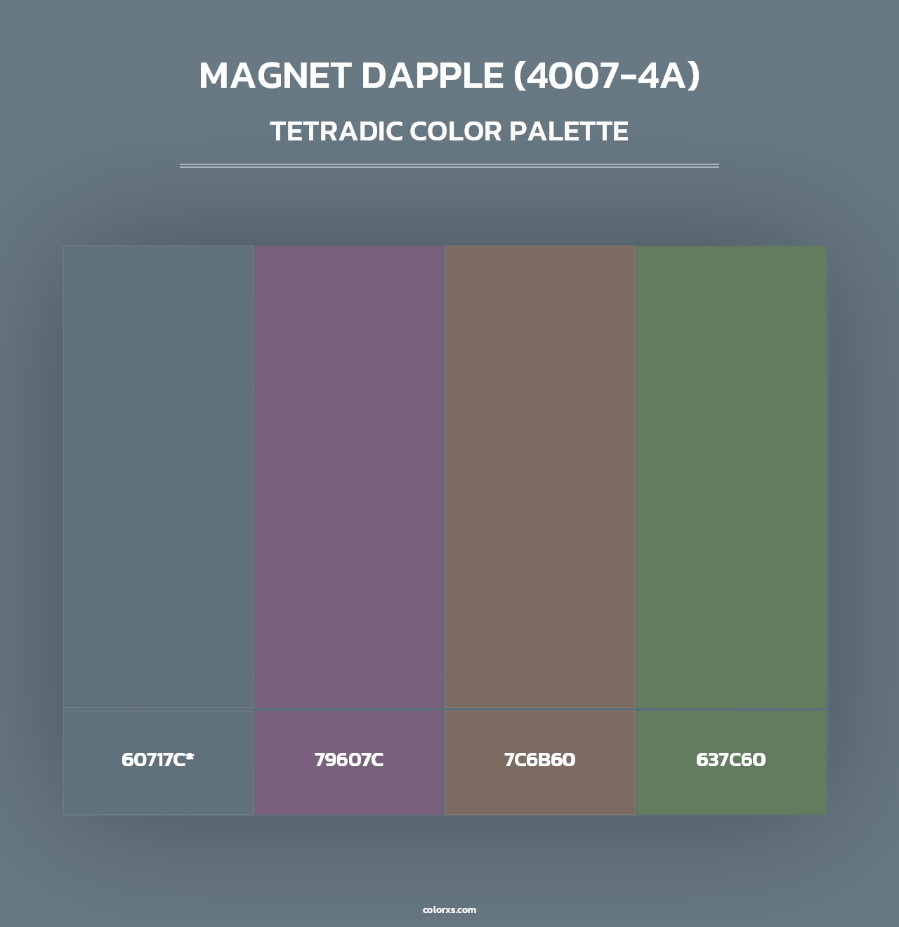 Magnet Dapple (4007-4A) - Tetradic Color Palette