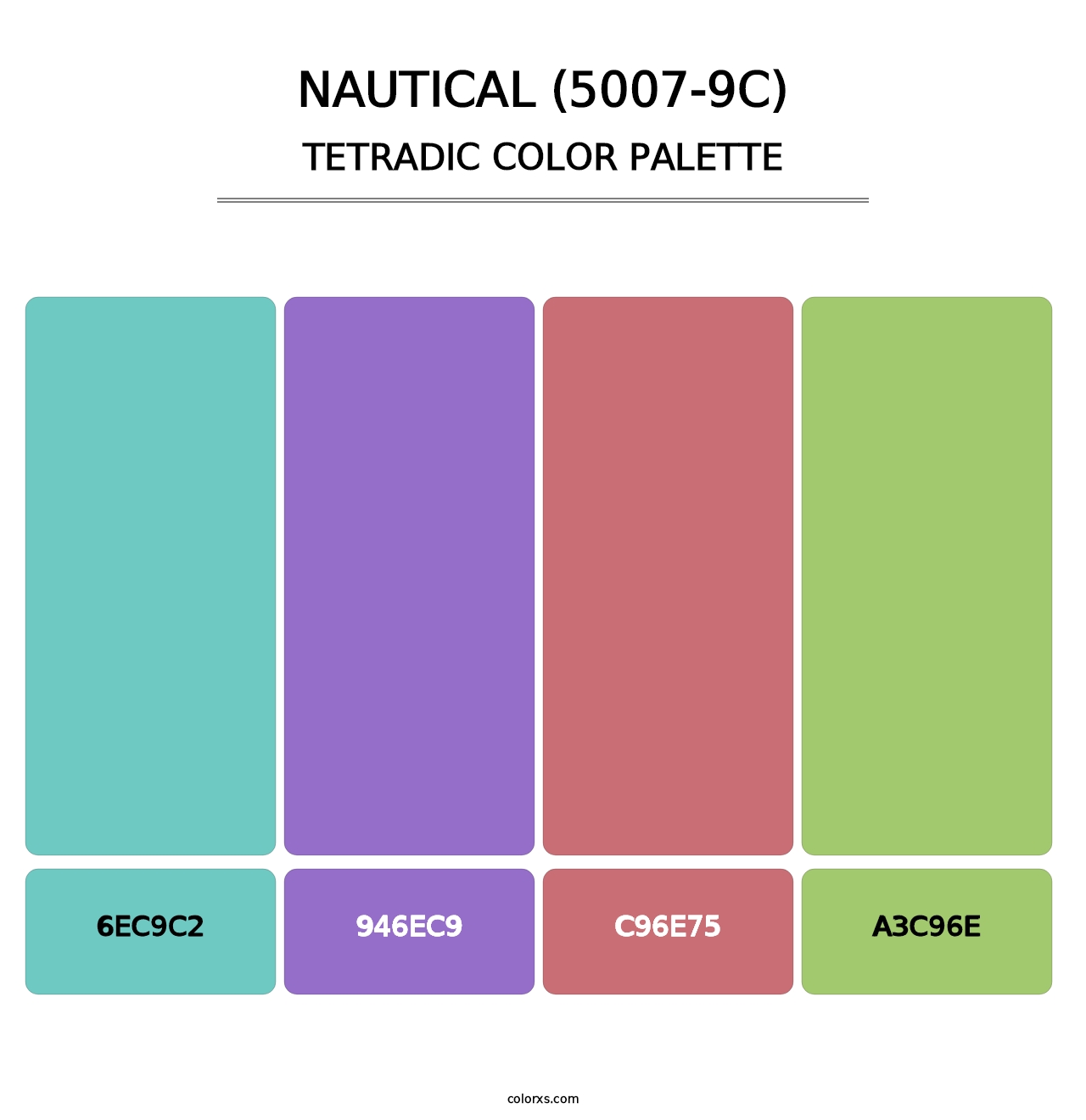 Nautical (5007-9C) - Tetradic Color Palette