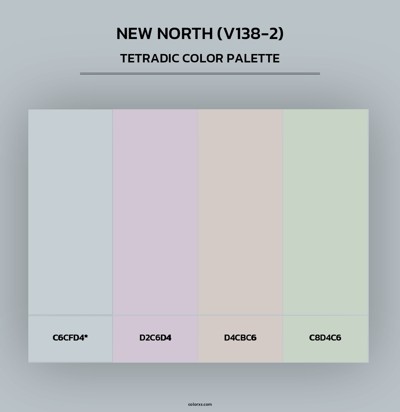 New North (V138-2) - Tetradic Color Palette