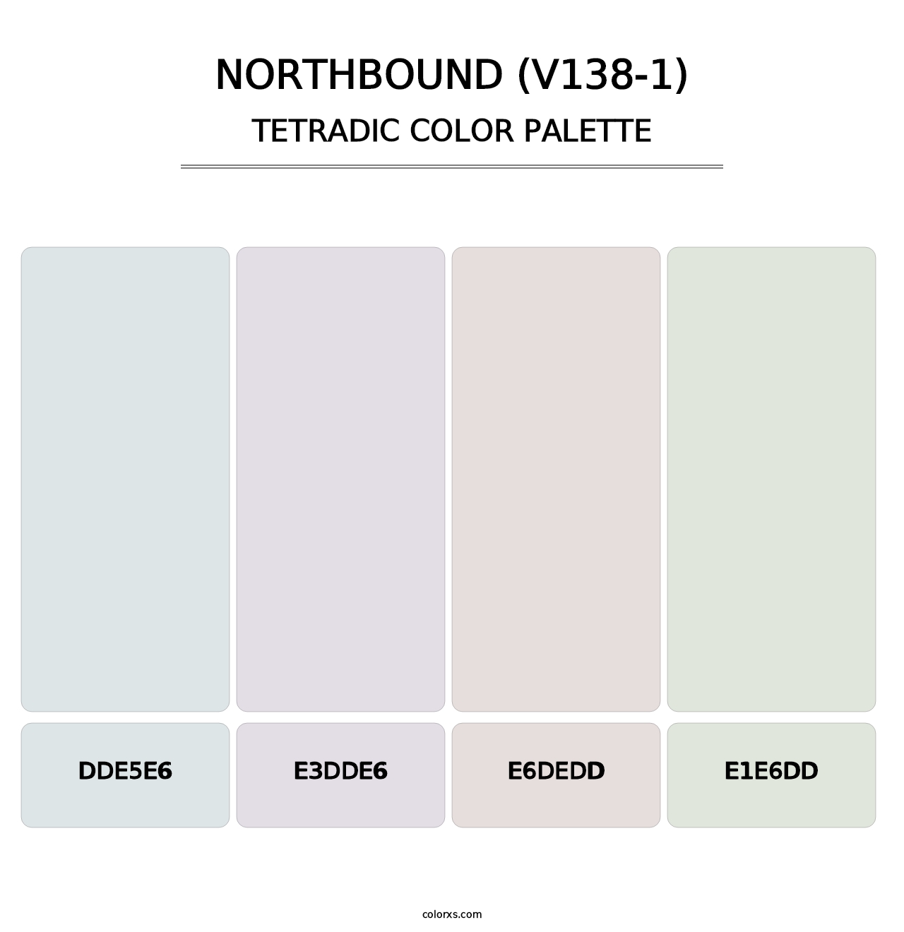 Northbound (V138-1) - Tetradic Color Palette