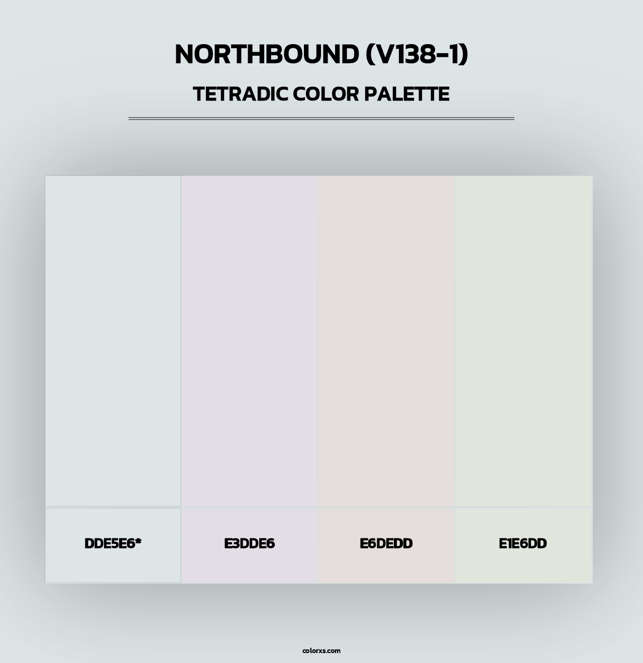 Northbound (V138-1) - Tetradic Color Palette