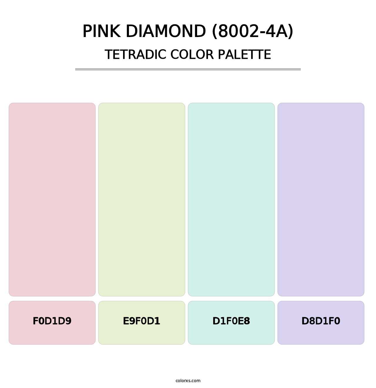 Pink Diamond (8002-4A) - Tetradic Color Palette