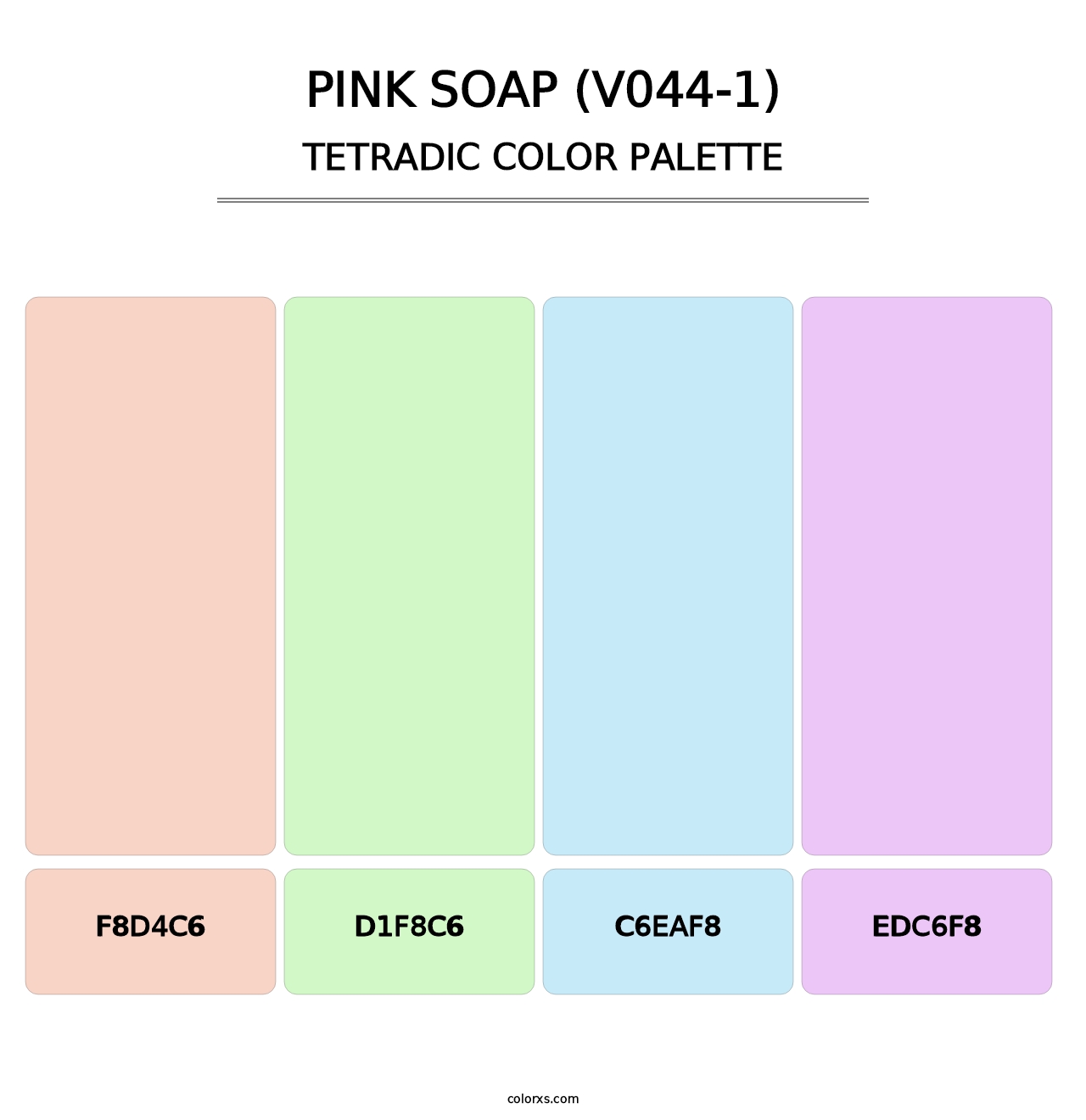 Pink Soap (V044-1) - Tetradic Color Palette