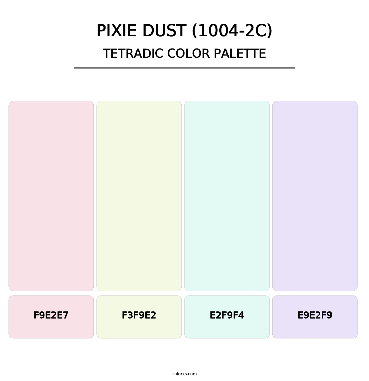 Pixie Dust (1004-2C) - Tetradic Color Palette