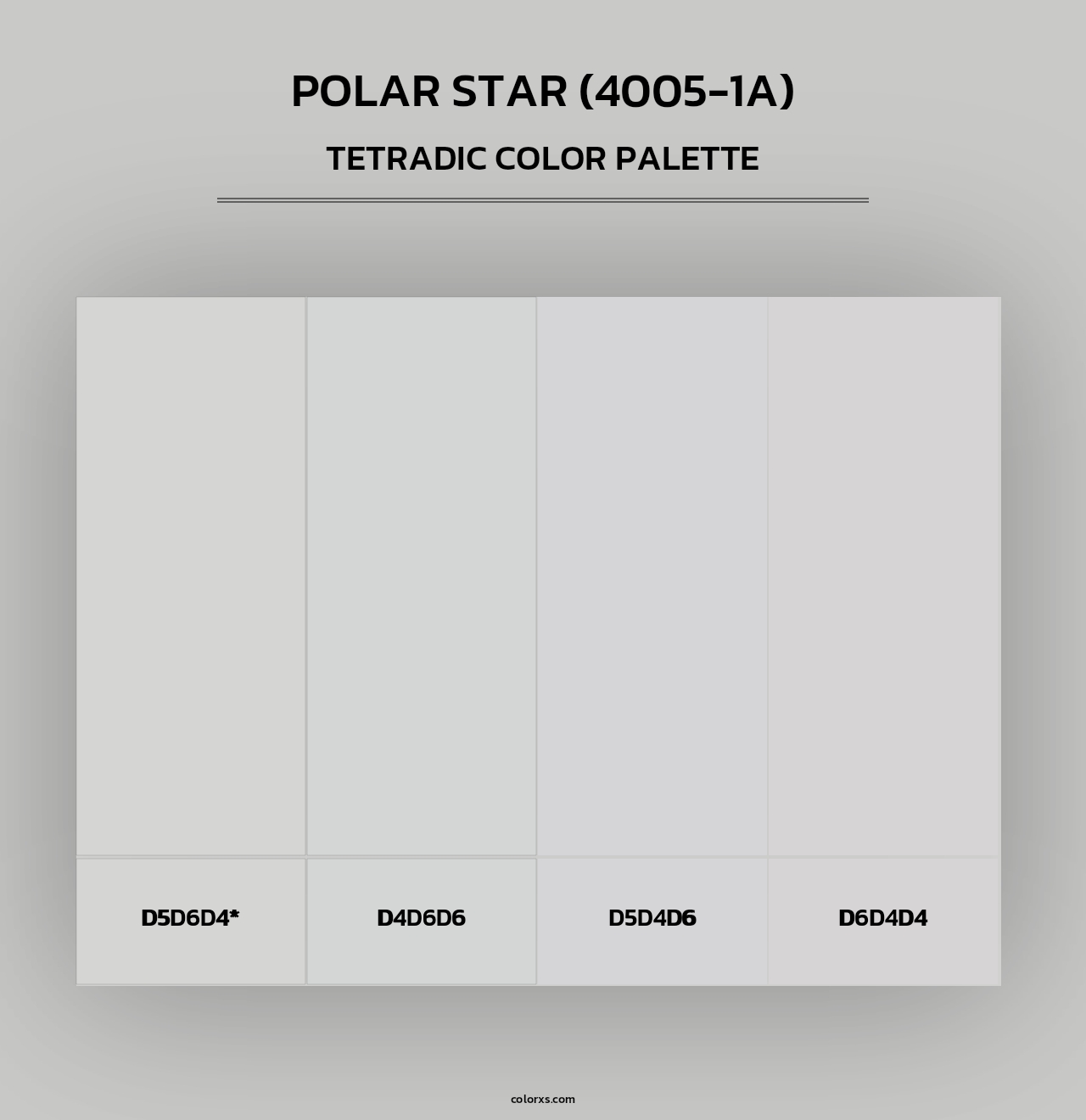 Polar Star (4005-1A) - Tetradic Color Palette