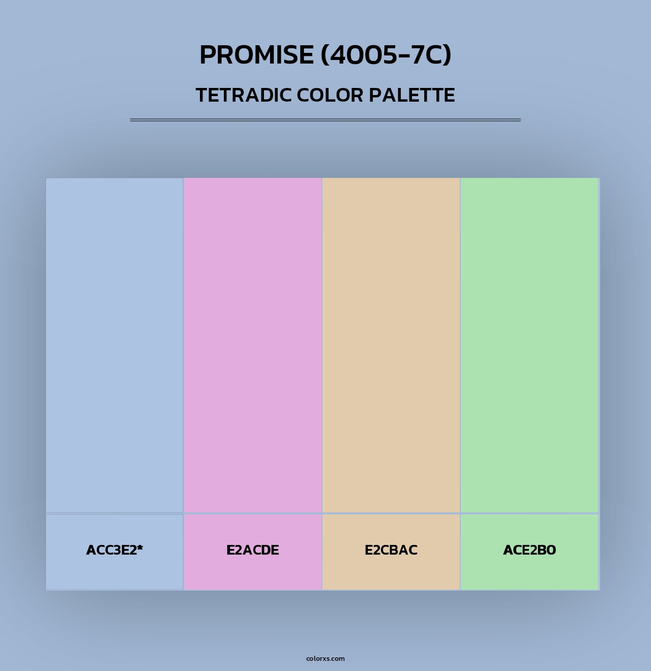 Promise (4005-7C) - Tetradic Color Palette