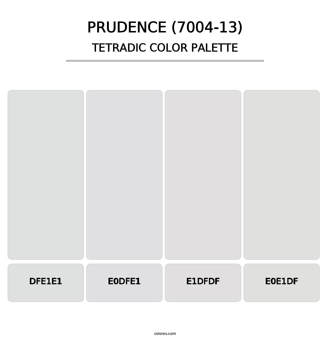 Prudence (7004-13) - Tetradic Color Palette