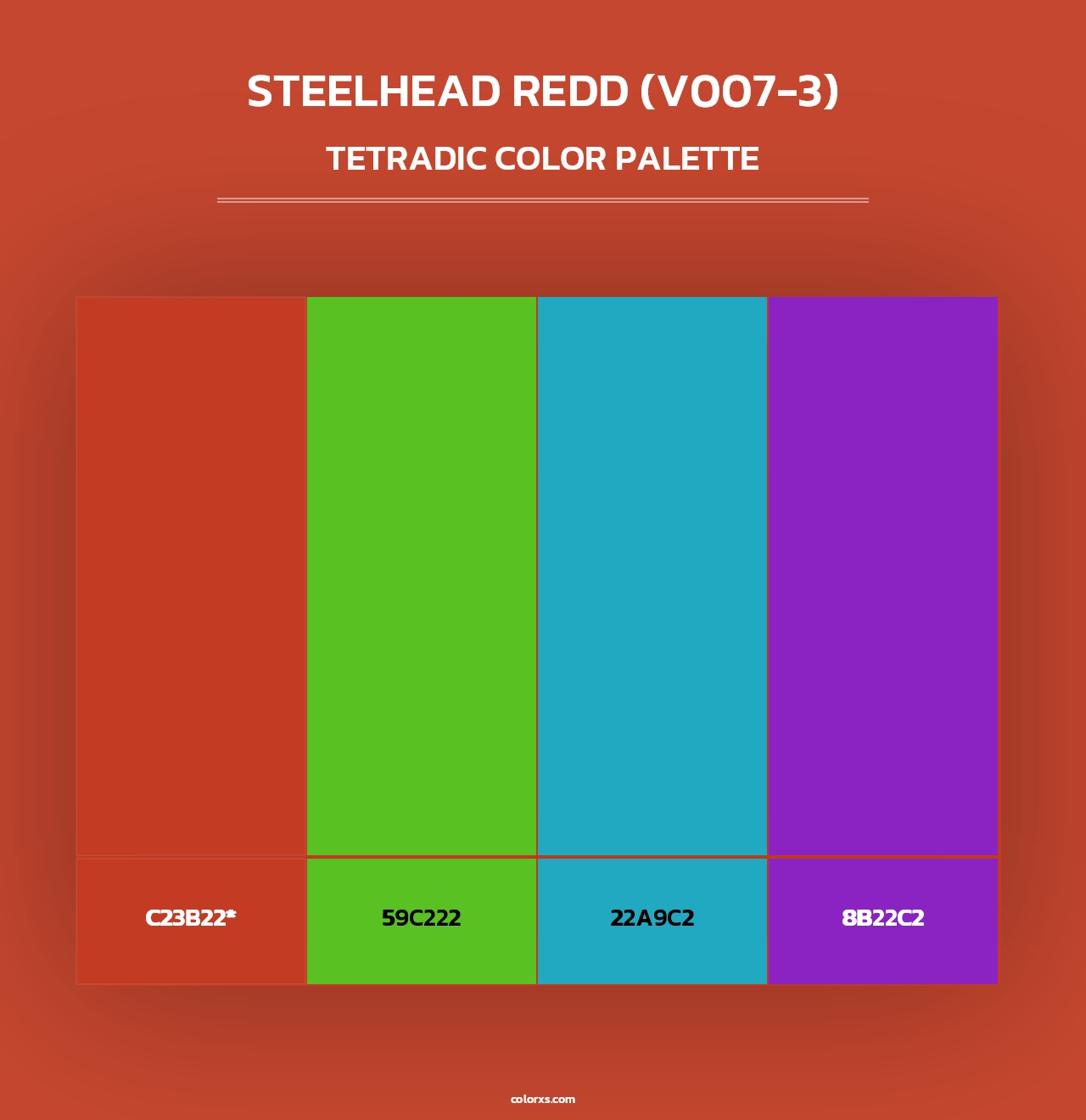 Steelhead Redd (V007-3) - Tetradic Color Palette