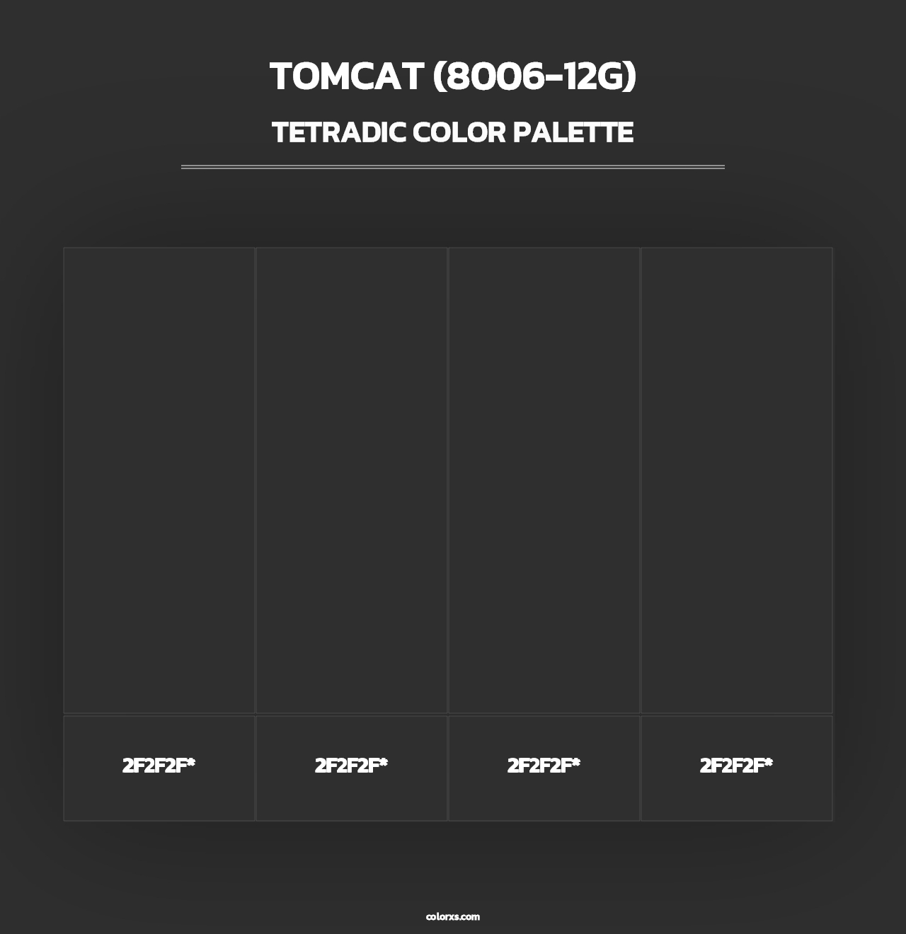 Tomcat (8006-12G) - Tetradic Color Palette