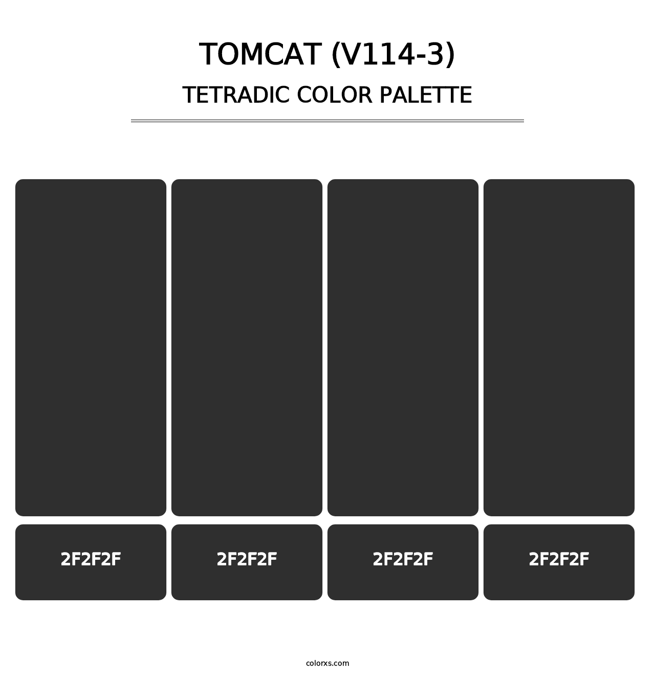 Tomcat (V114-3) - Tetradic Color Palette