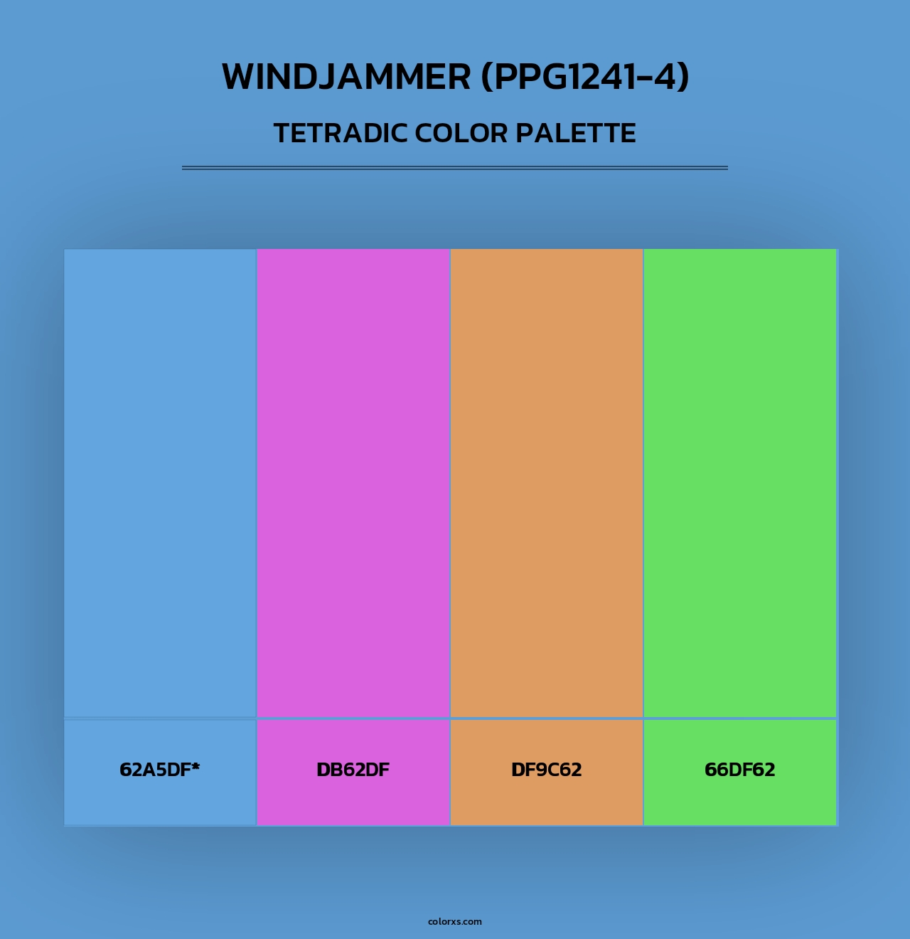 Windjammer (PPG1241-4) - Tetradic Color Palette
