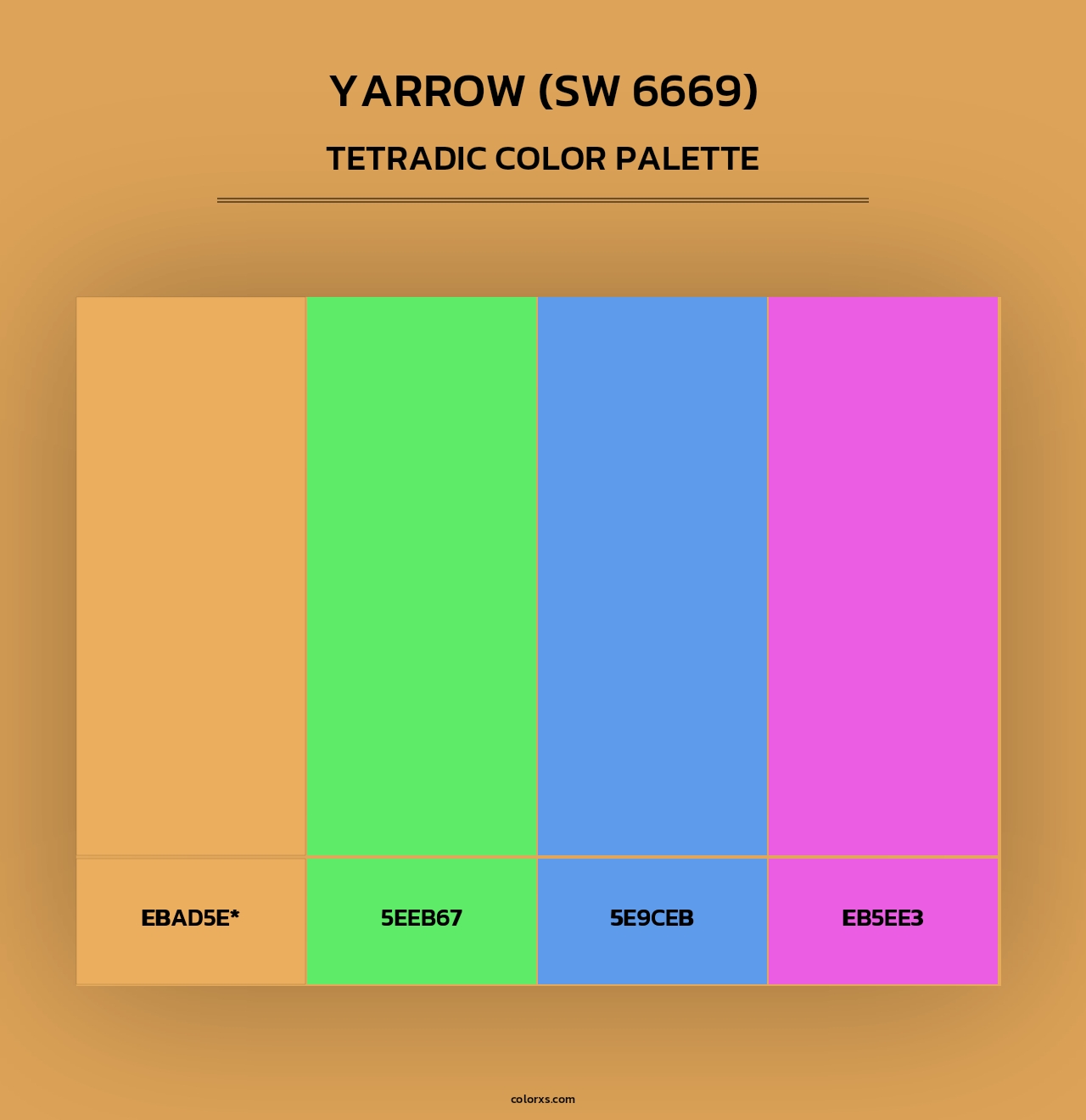 Yarrow (SW 6669) - Tetradic Color Palette