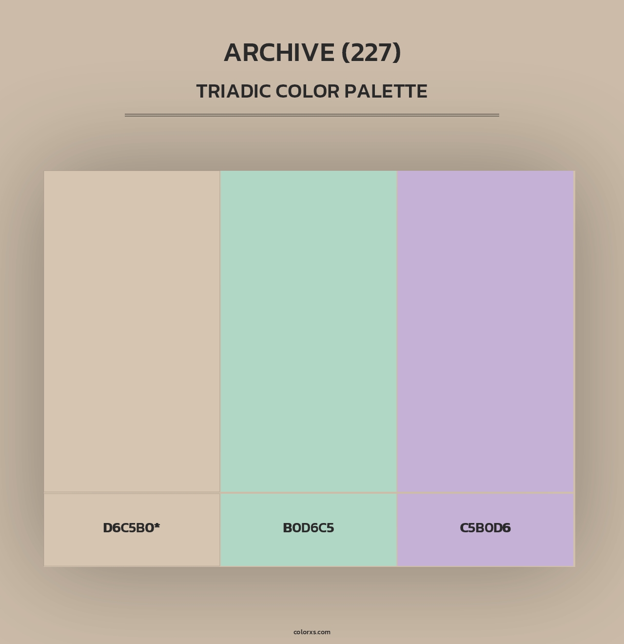 Archive (227) - Triadic Color Palette