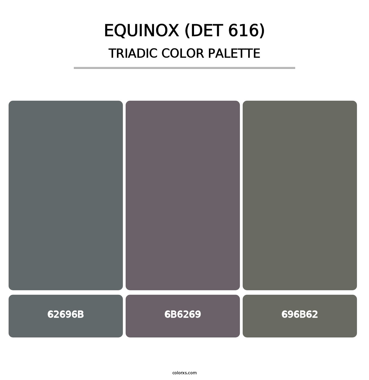 Equinox (DET 616) - Triadic Color Palette