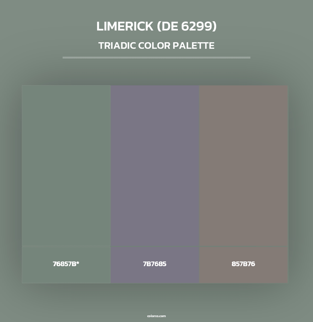 Limerick (DE 6299) - Triadic Color Palette