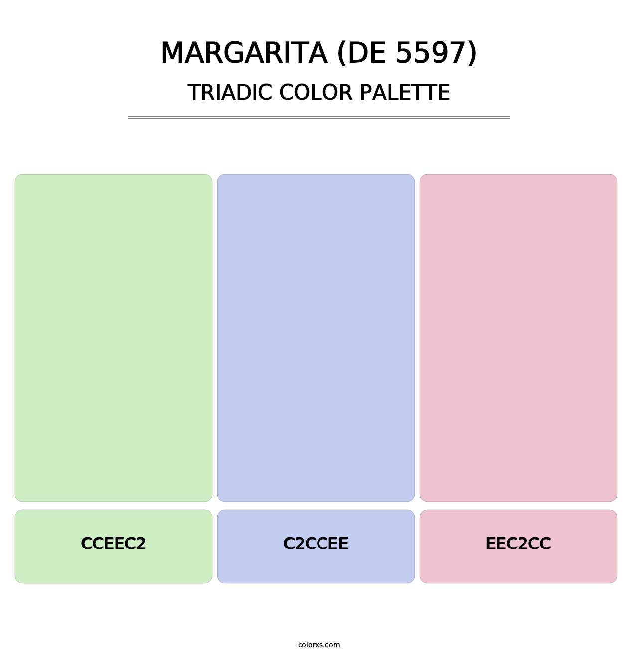 Margarita (DE 5597) - Triadic Color Palette