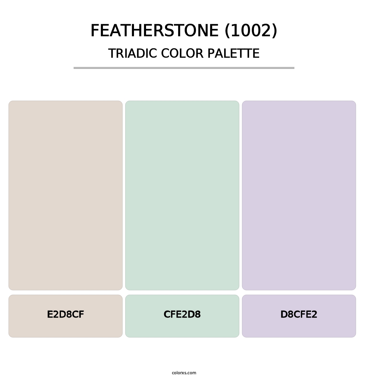Featherstone (1002) - Triadic Color Palette