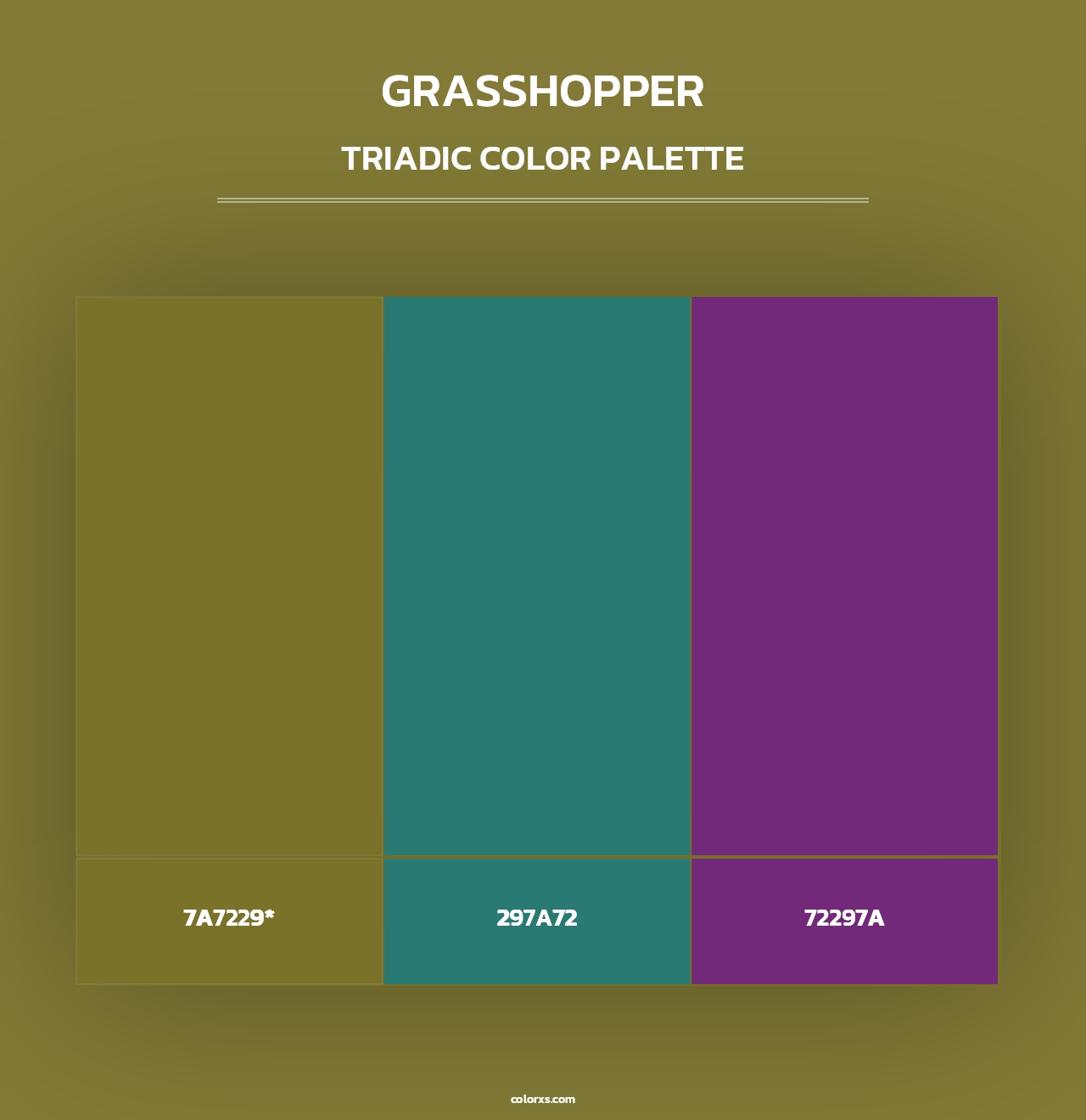 Grasshopper - Triadic Color Palette