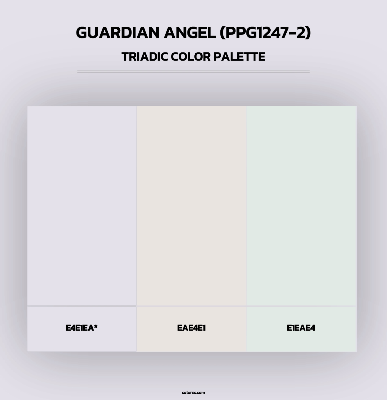Guardian Angel (PPG1247-2) - Triadic Color Palette