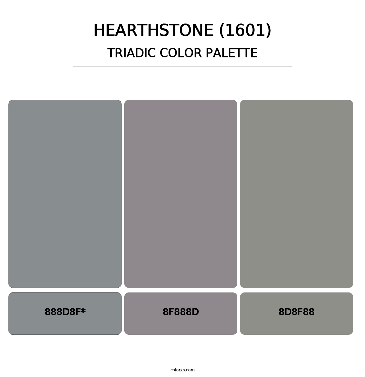 Hearthstone (1601) - Triadic Color Palette