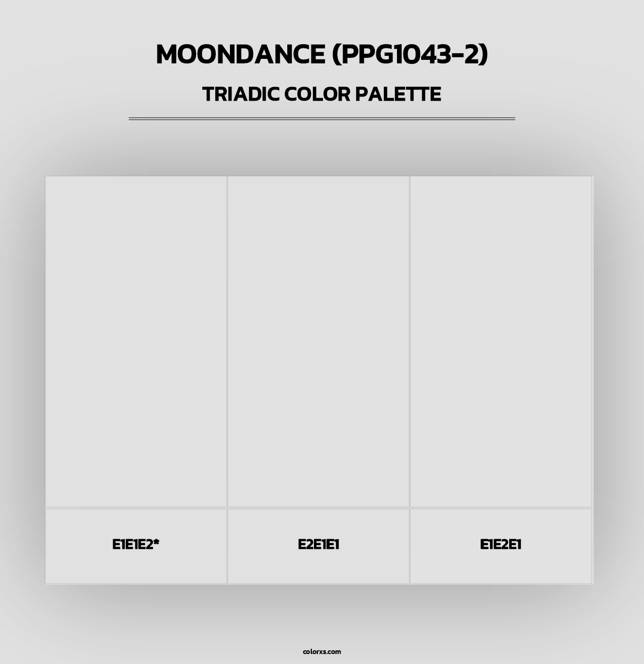 Moondance (PPG1043-2) - Triadic Color Palette