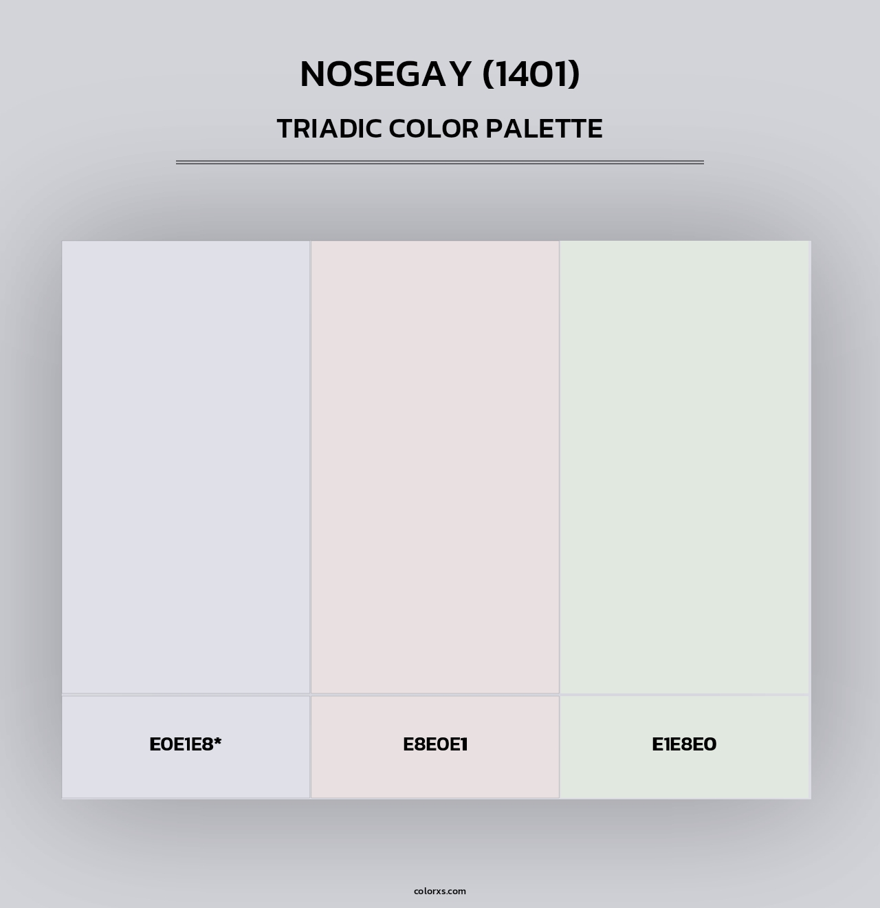 Nosegay (1401) - Triadic Color Palette