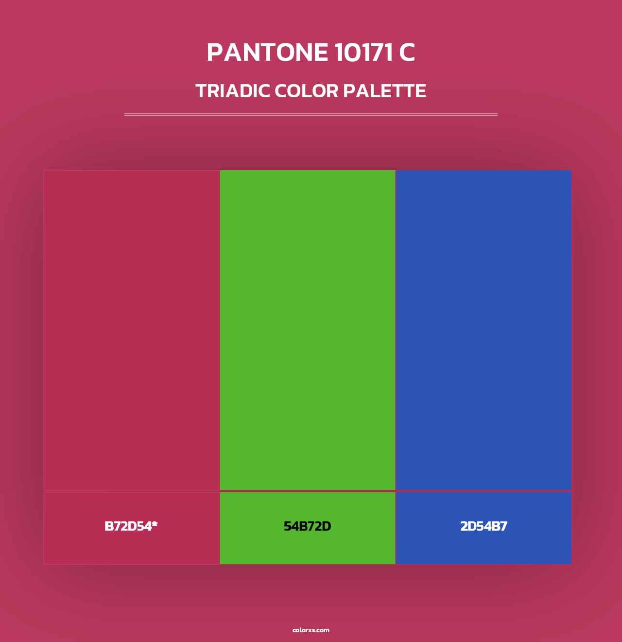 PANTONE 10171 C - Triadic Color Palette