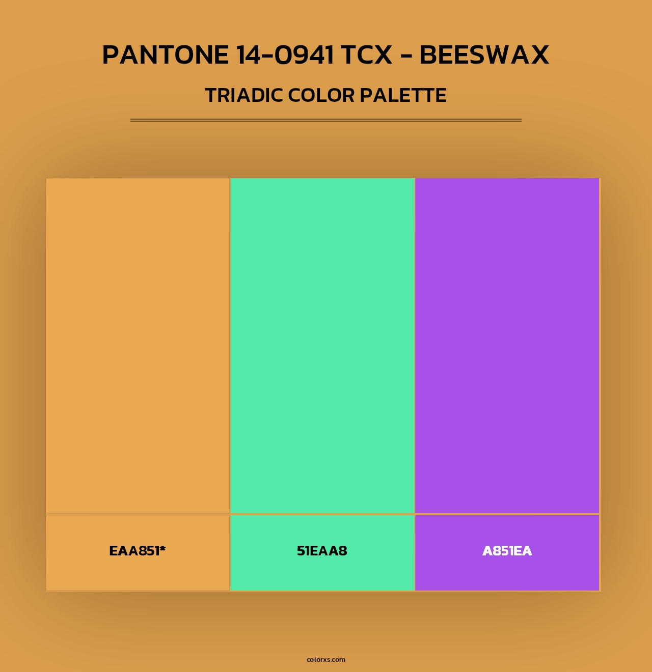 PANTONE 14-0941 TCX - Beeswax color palettes - colorxs.com