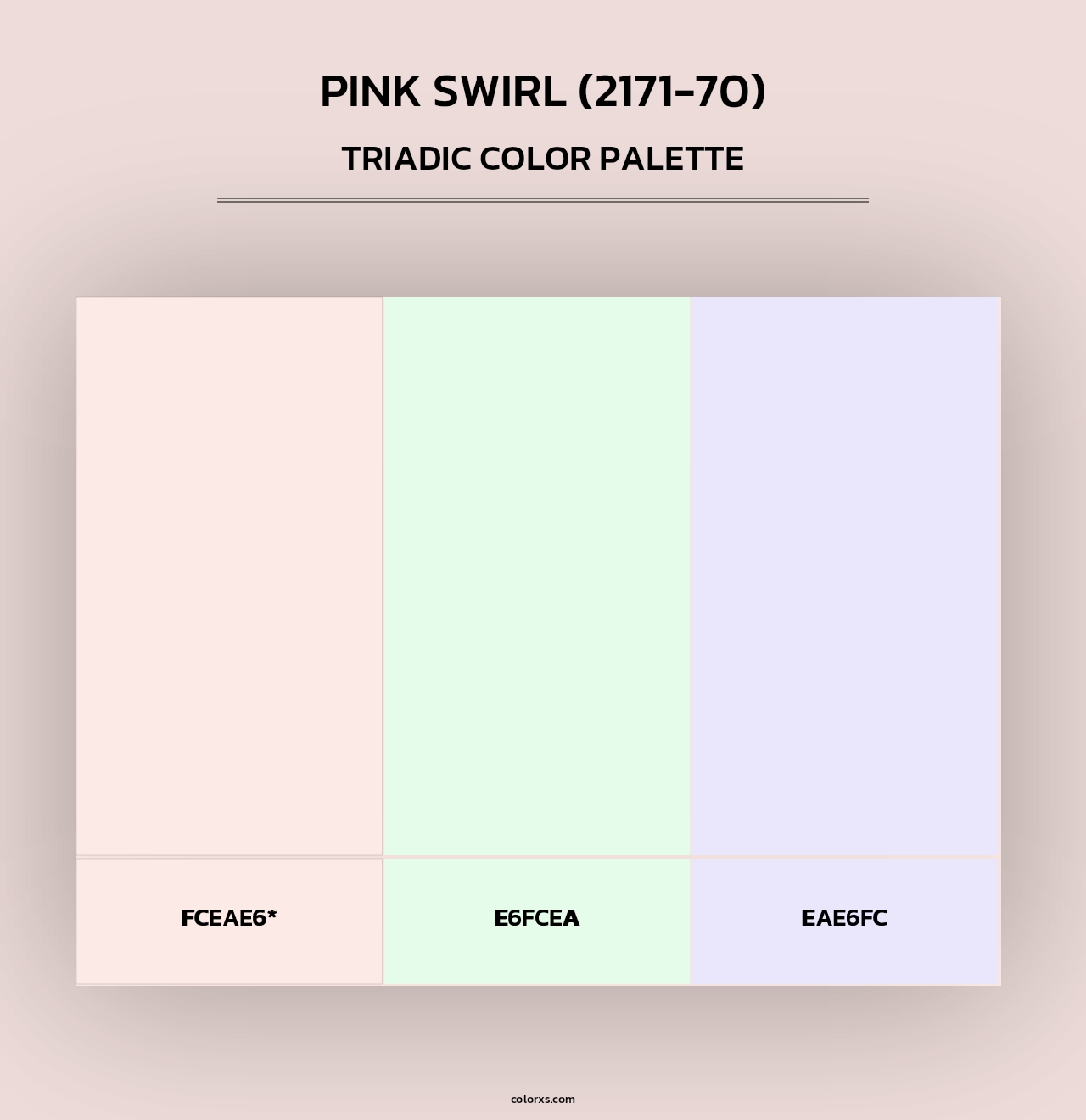 Pink Swirl (2171-70) - Triadic Color Palette
