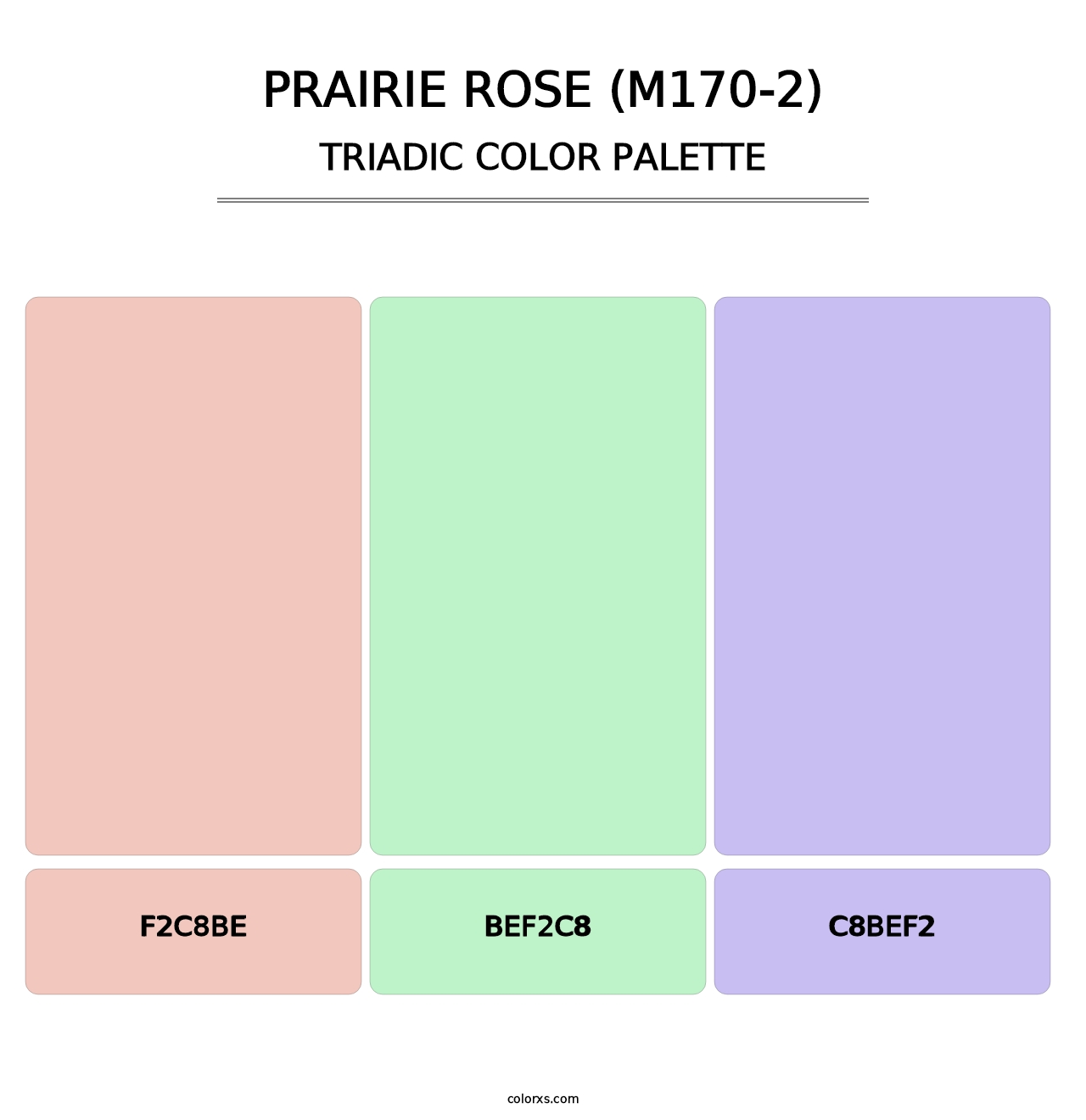 Prairie Rose (M170-2) - Triadic Color Palette