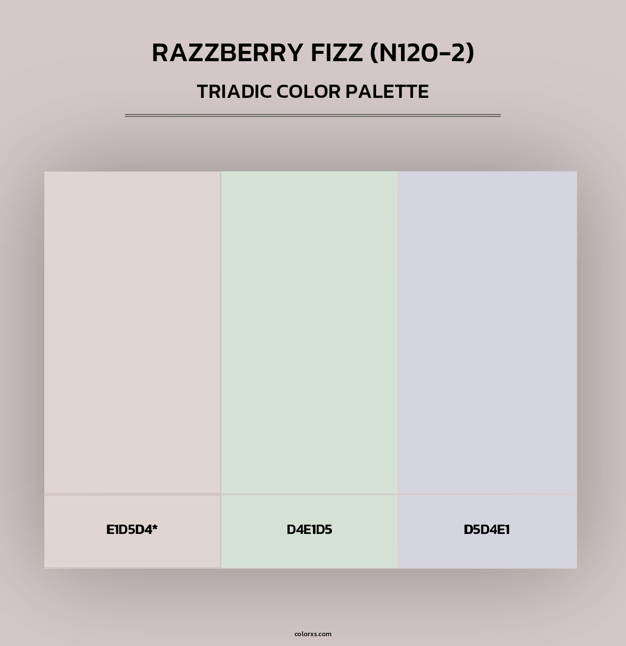 Razzberry Fizz (N120-2) - Triadic Color Palette