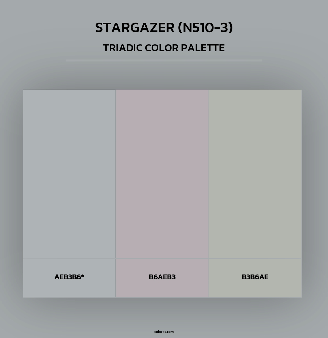 Stargazer (N510-3) - Triadic Color Palette
