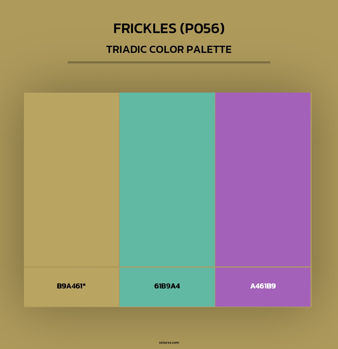 Frickles (P056) - Triadic Color Palette