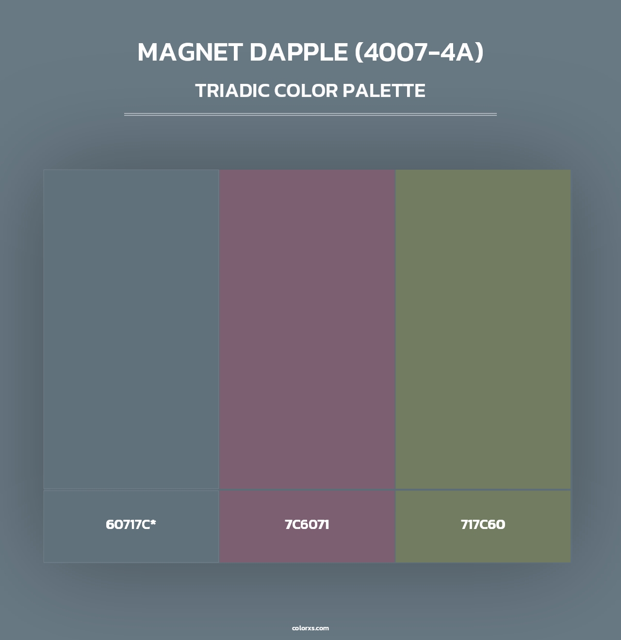 Magnet Dapple (4007-4A) - Triadic Color Palette