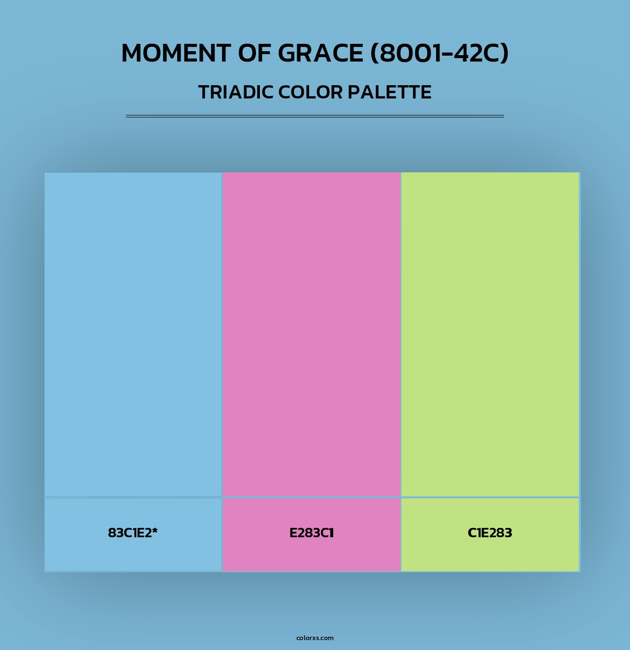 Moment of Grace (8001-42C) - Triadic Color Palette
