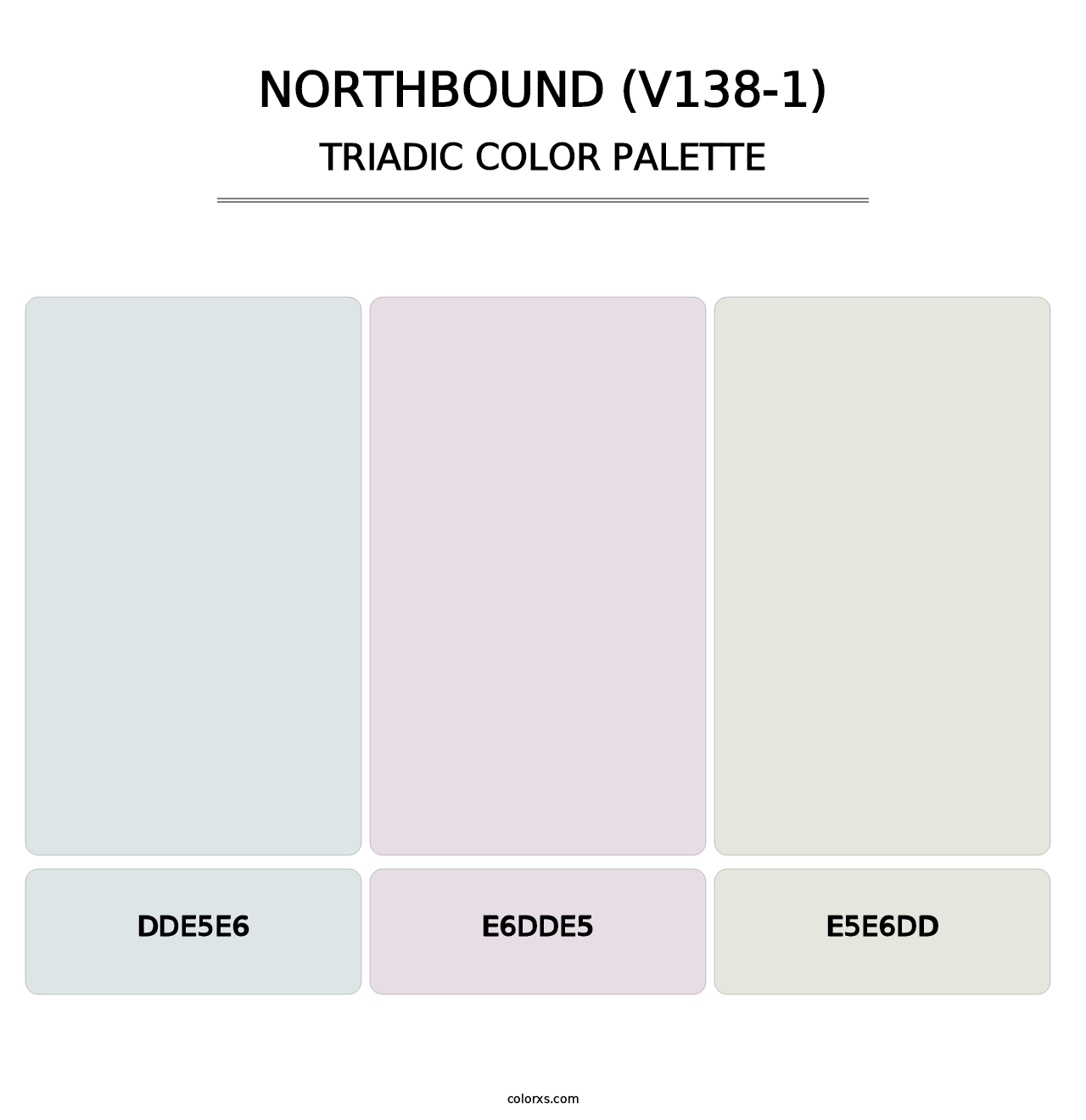 Northbound (V138-1) - Triadic Color Palette