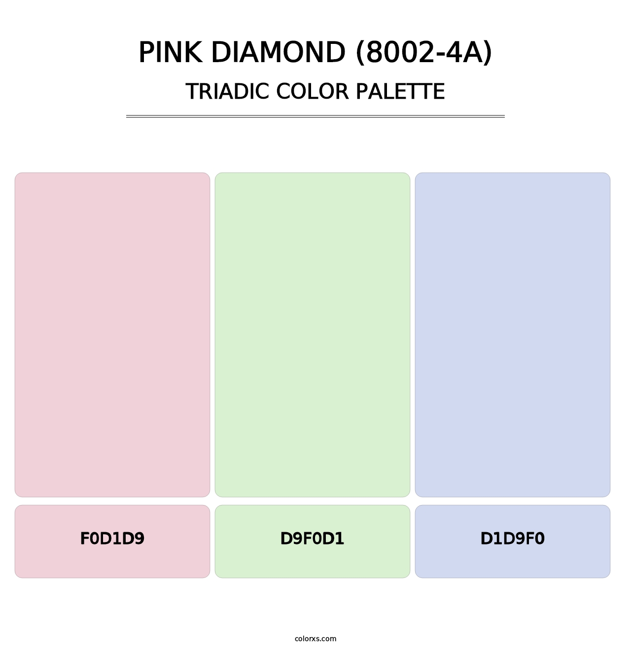 Pink Diamond (8002-4A) - Triadic Color Palette