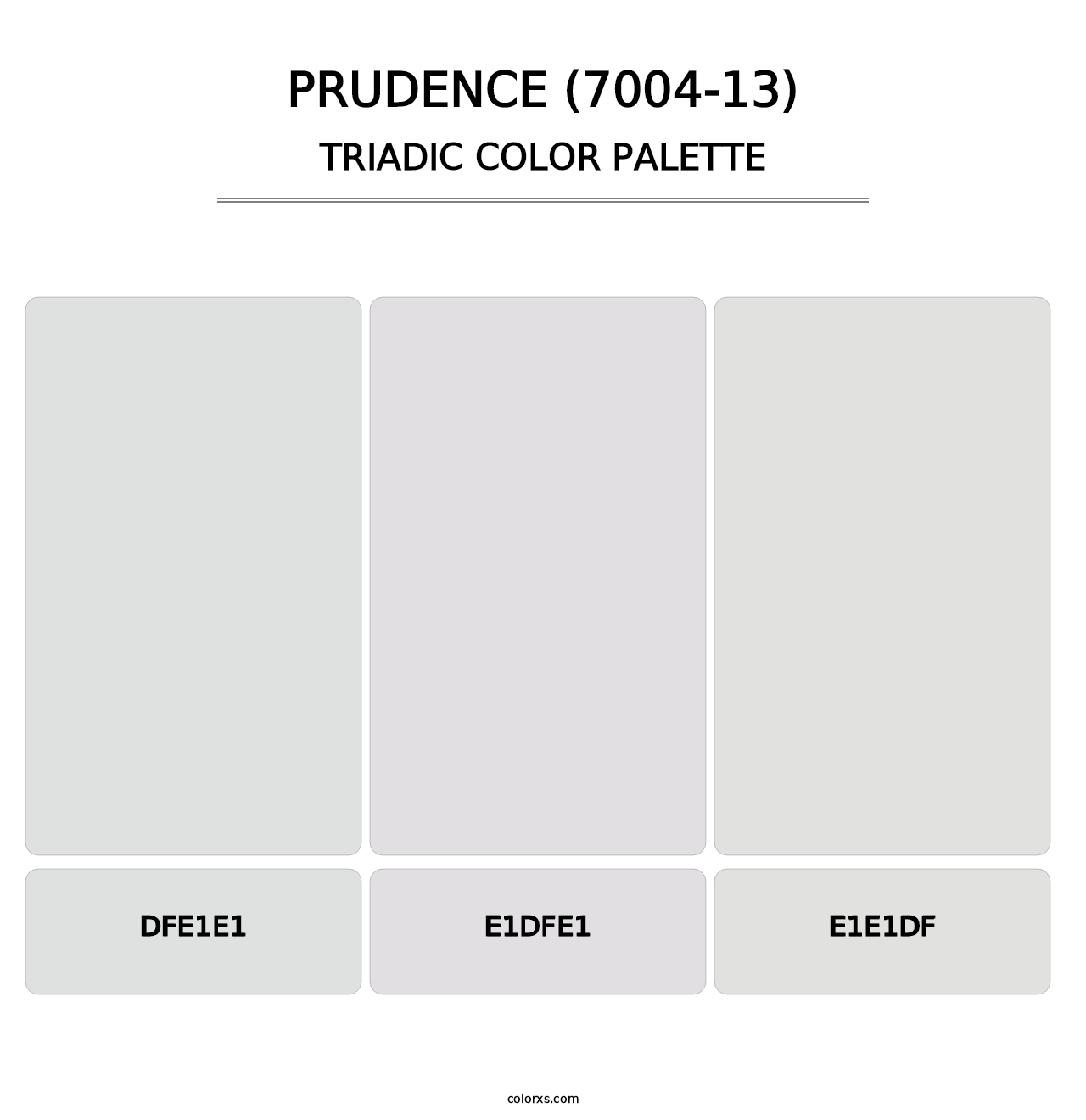 Prudence (7004-13) - Triadic Color Palette