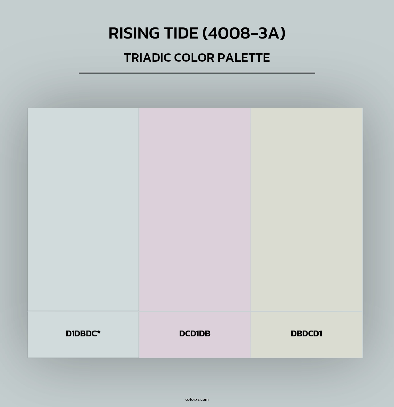 Rising Tide (4008-3A) - Triadic Color Palette