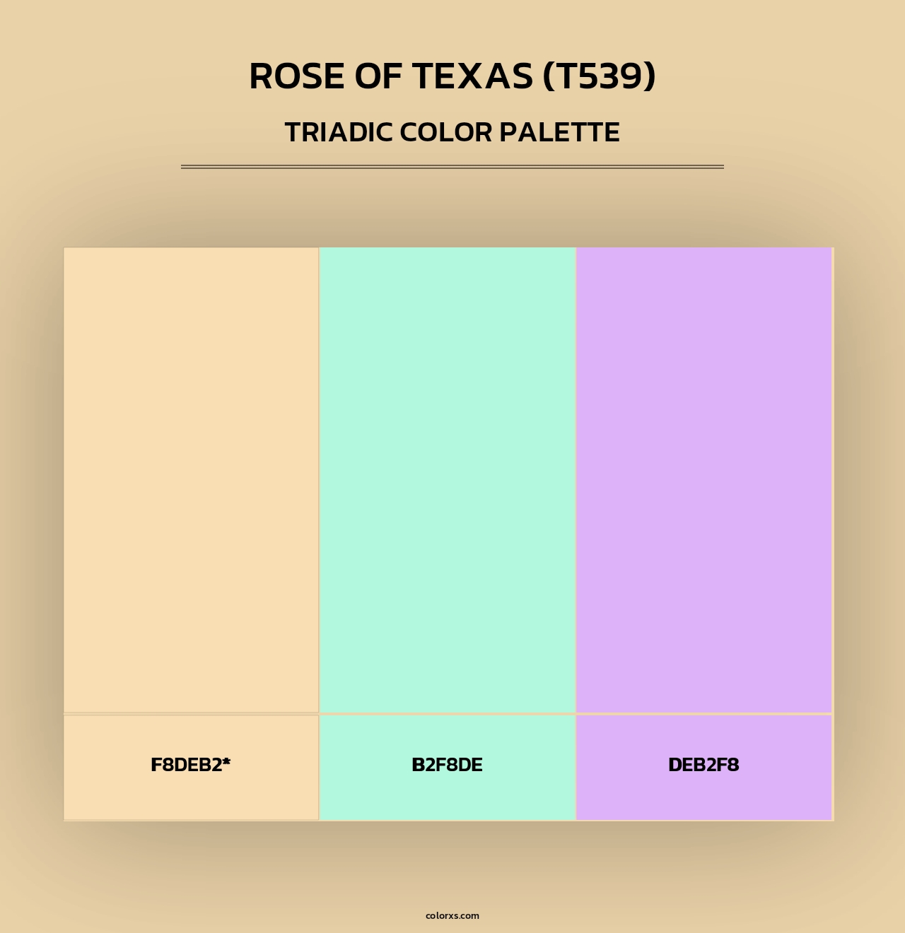 Rose of Texas (T539) - Triadic Color Palette
