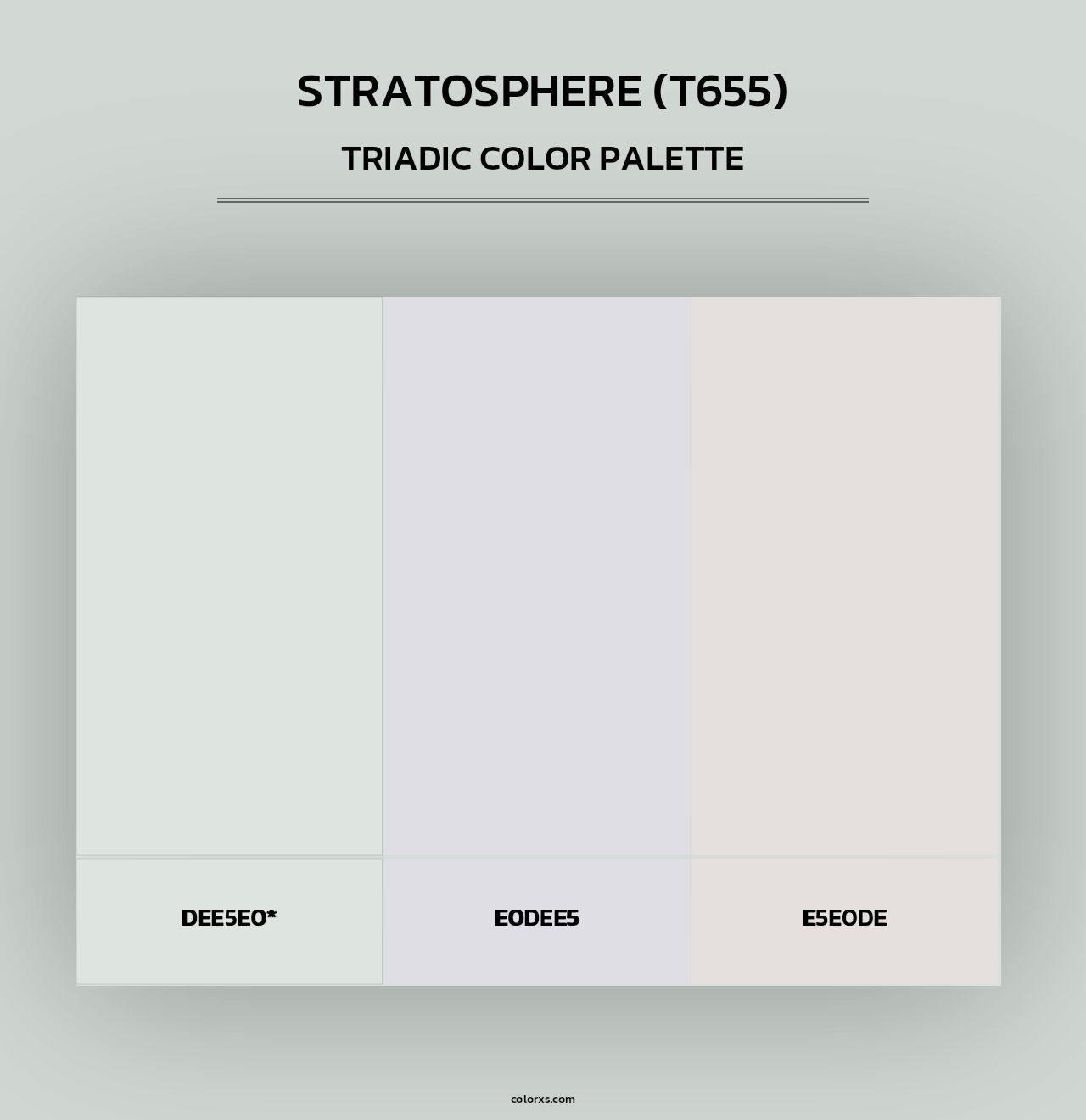 Stratosphere (T655) - Triadic Color Palette